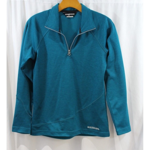 Boulder Gear Jackets & Blazers - Boulder Gear Womens Blue 1/4 Zip Long Sleeve Pullover XS